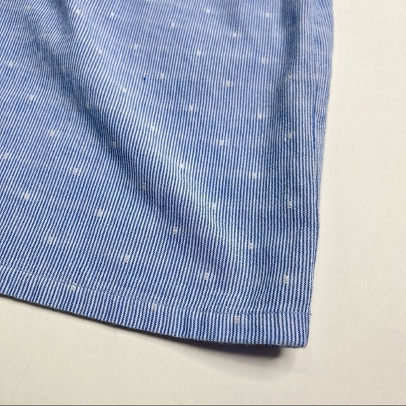 Rungolee Boho Blue Chambray Cottagecore Embroidered Bell Sleeve Tassel Dress - Picture 13 of 17